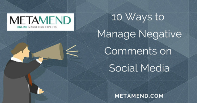 How to Manage Negative Comments on Social Media